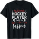 My Favorite Hockey Player Calls Me Mimi Hockey Grandma T-Shirt - T-Shirt | Black