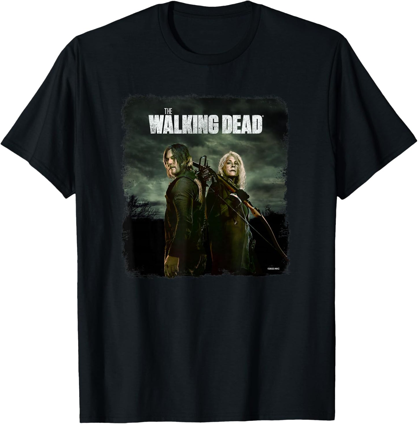 The Walking Dead Daryl and Carol Season 11 T-Shirt - T-Shirt | Black
