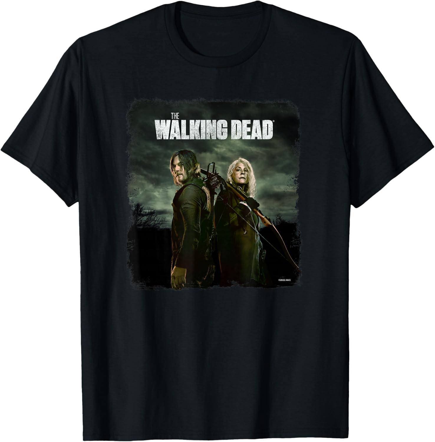 The Walking Dead Daryl and Carol Season 11 T-Shirt - T-Shirt | Black