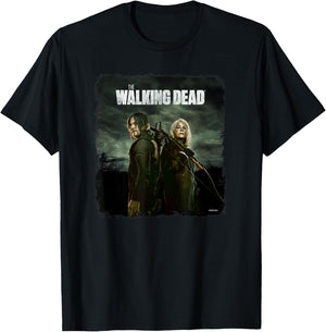 The Walking Dead Daryl and Carol Season 11 T-Shirt - T-Shirt | Black