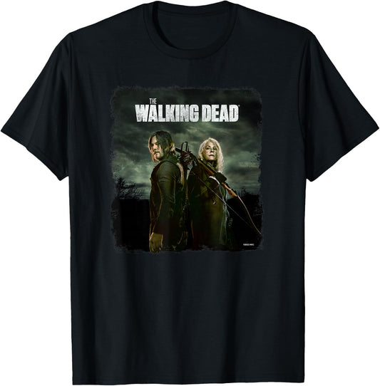 The Walking Dead Daryl and Carol Season 11 T-Shirt - T-Shirt | Black