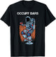 Space Force Red Planet Mars Astronaut Occupy Bars T-Shirt - T-Shirt | Black