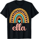 Ella Ella Name Birthday Shirt Gift T-Shirt - T-Shirt | Black