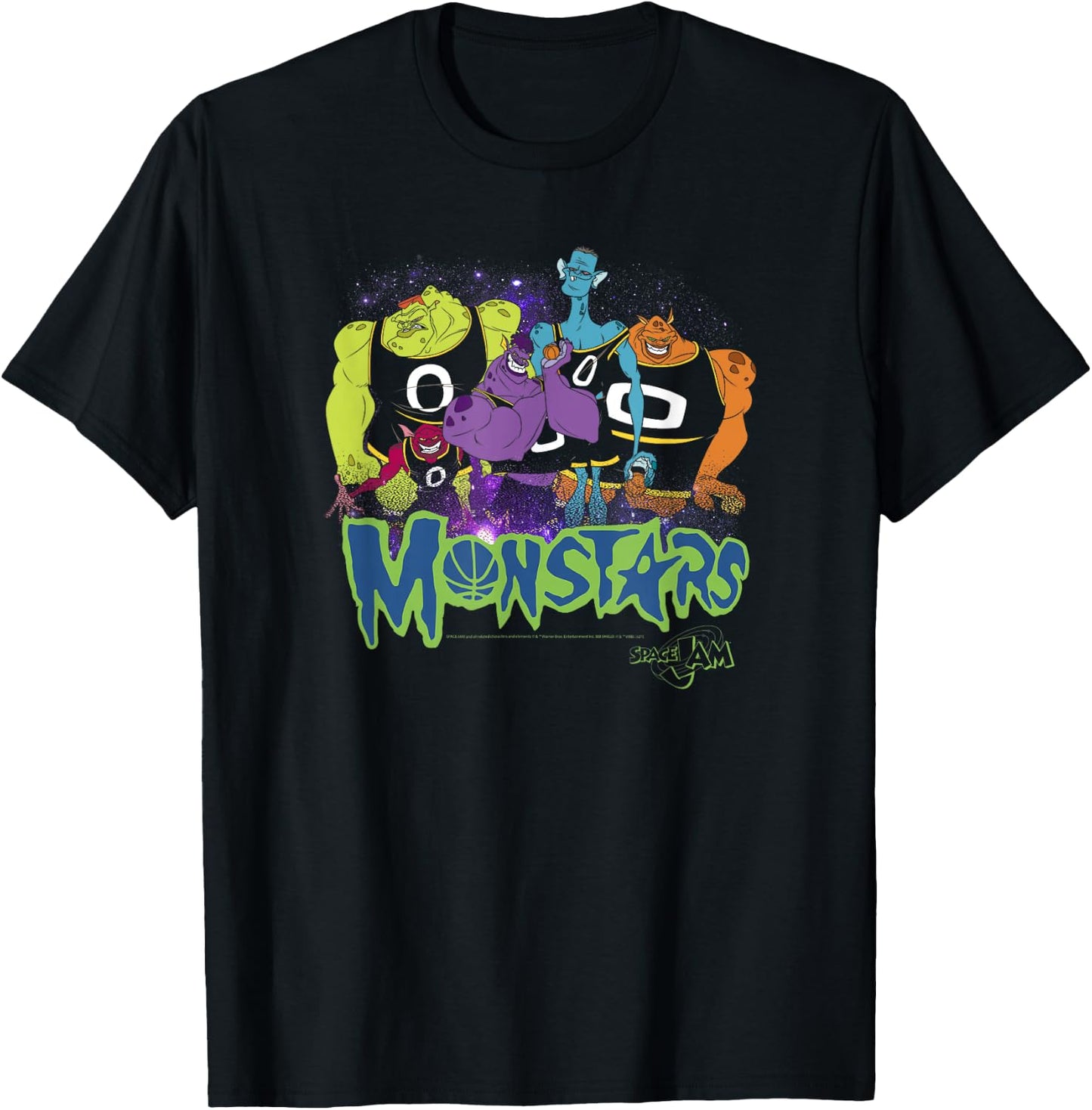Space Jam Classic Monstars Game Day Aliens T-Shirt - T-Shirt | Black