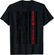 American Flag Carnivore Diet Meat Eater T-Shirt - T-Shirt | Black