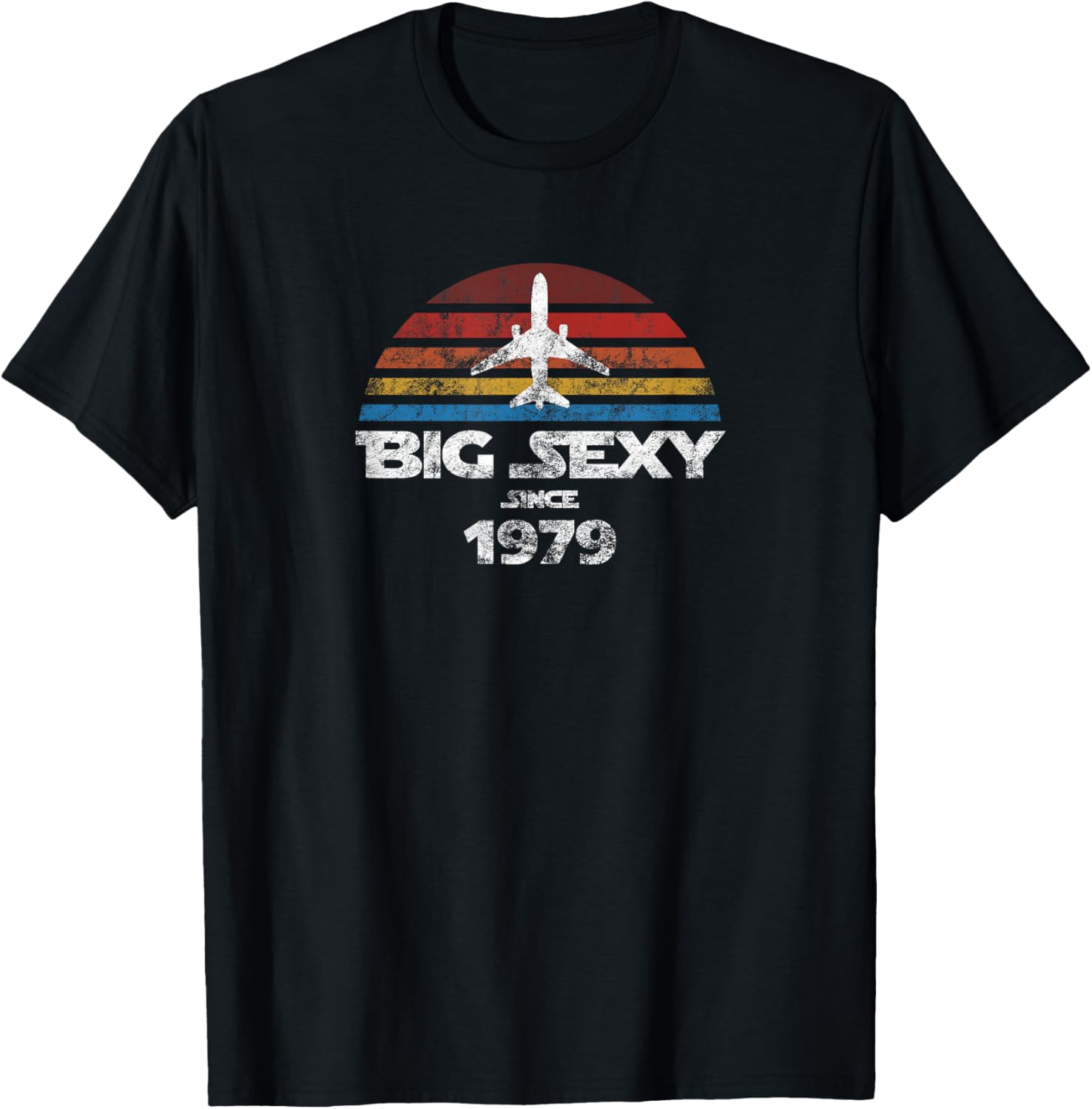 KC-10 Big Sexy Since 1979 Sunset Air Refueling Tanker T-Shirt - T-Shirt | Black