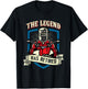The Legend Has Retired Welder Retirement Gift T-Shirt - T-Shirt | Black
