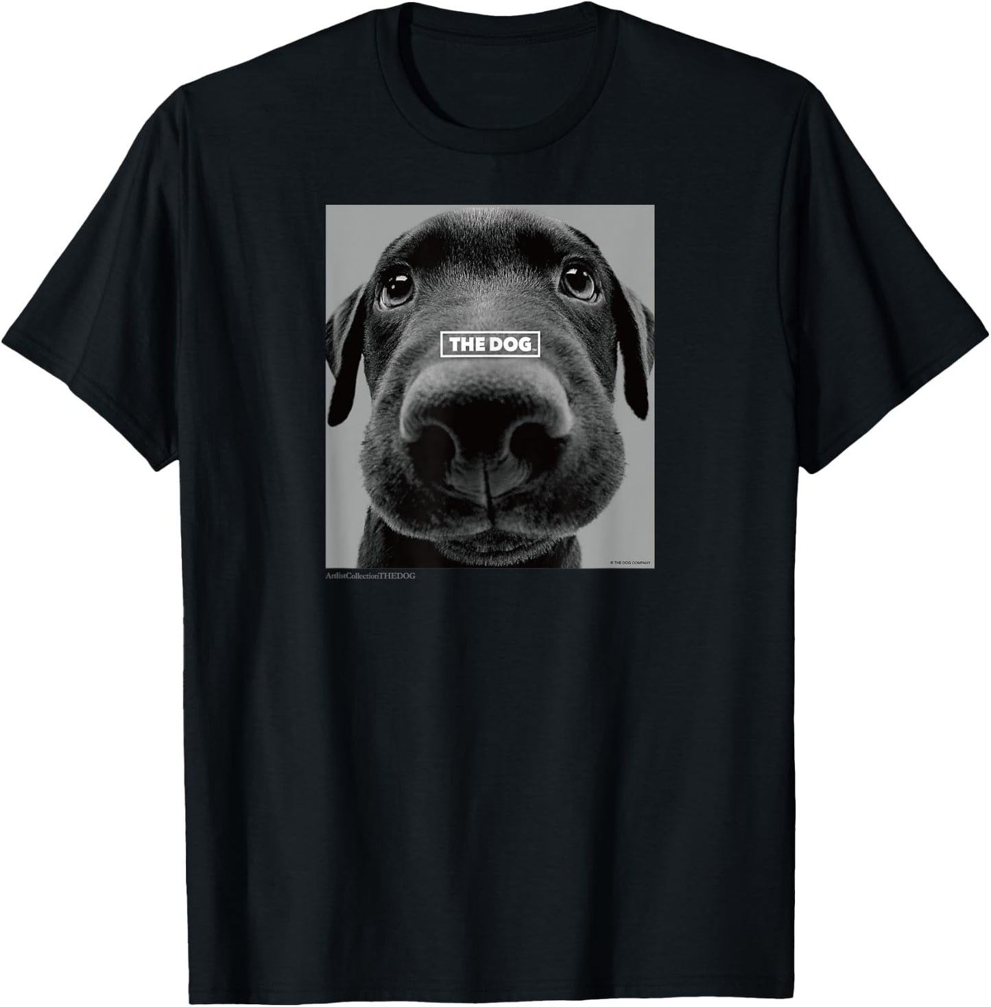 Artlist Collection THE DOG Labrador Retriever Men Women T-Shirt - T-Shirt | Black