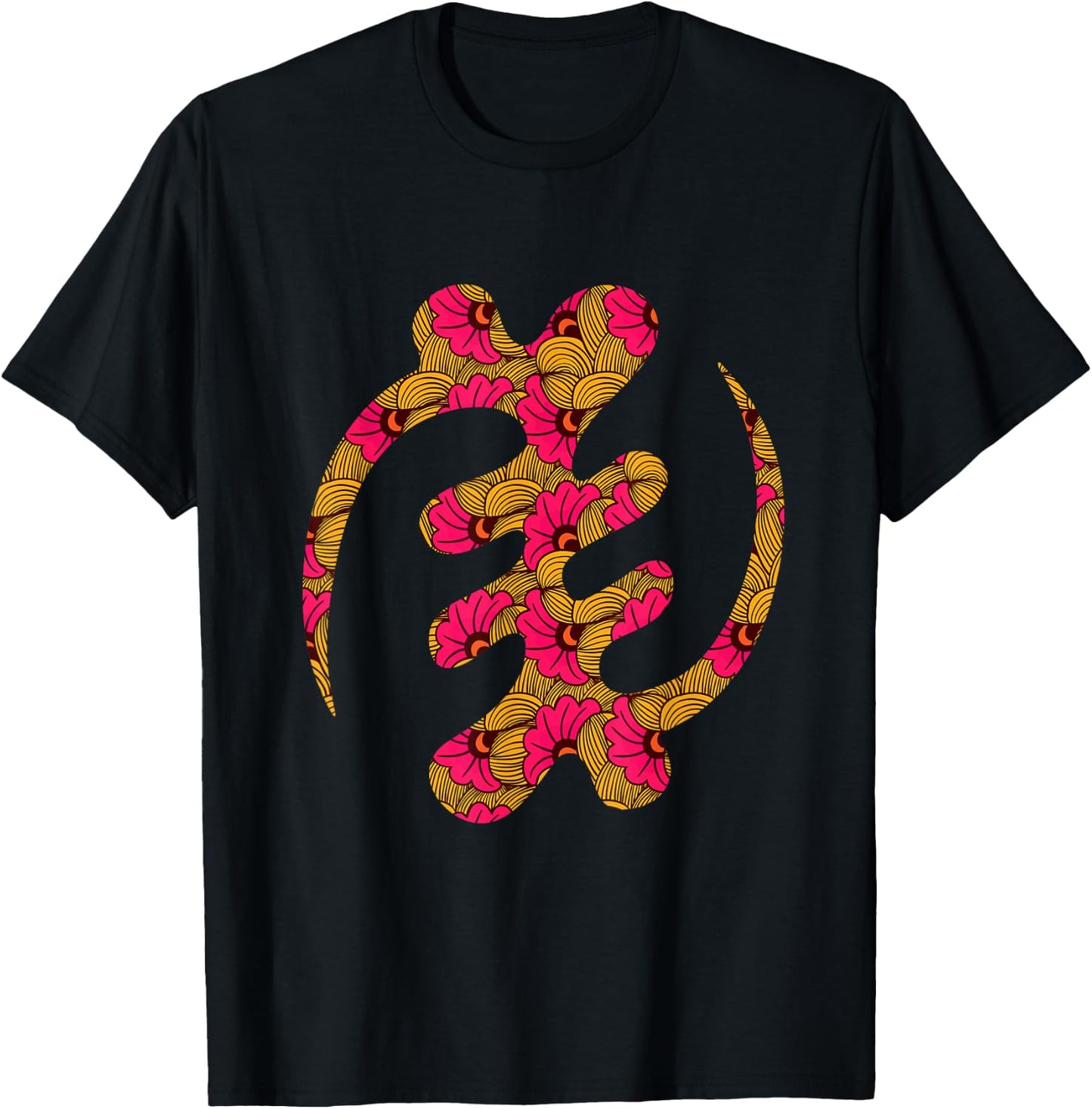 Gye Nyame Adinkra Pan-Africanism African Symbol T-Shirt - T-Shirt | Black