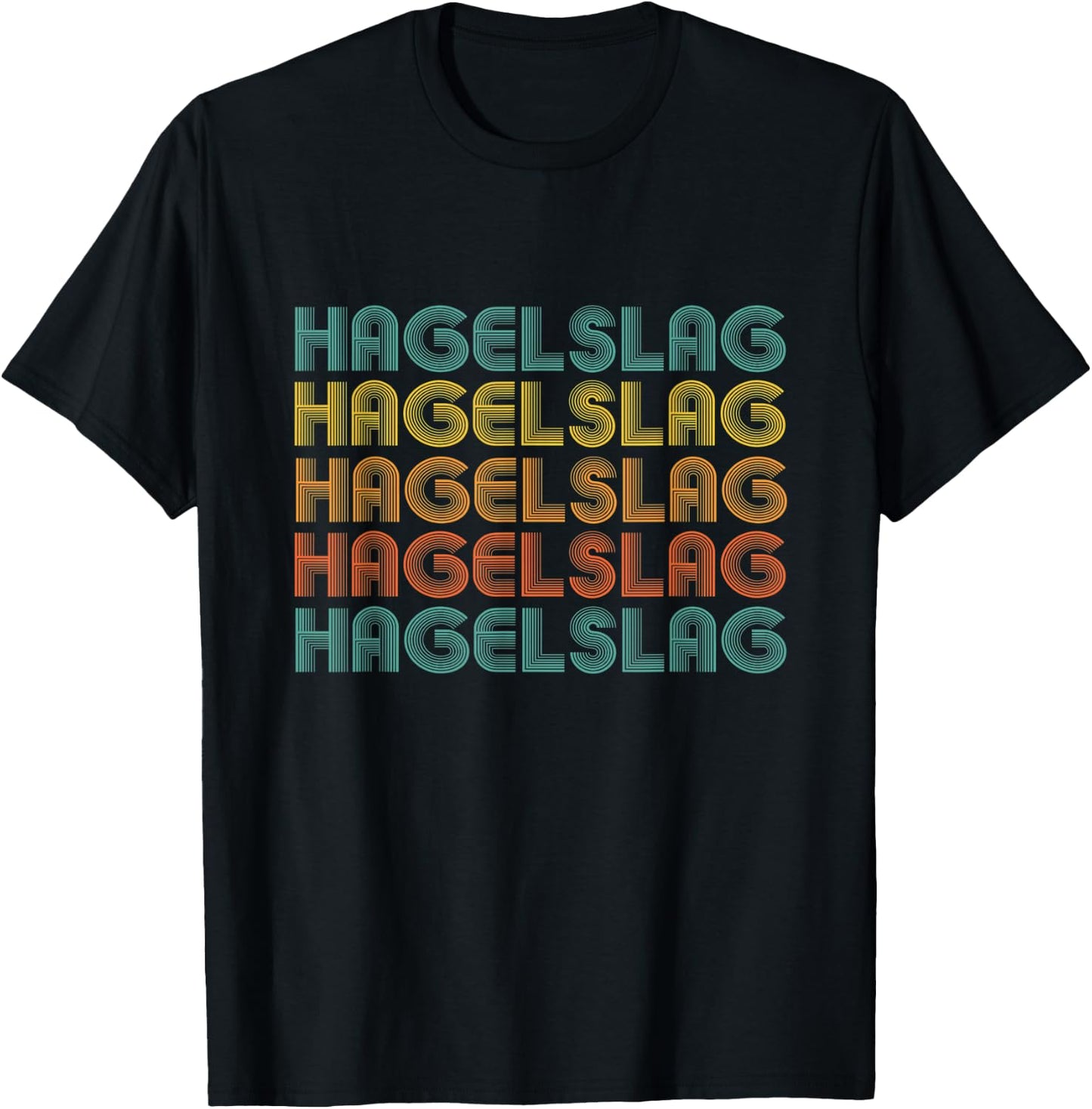 Hagelslag, Funny Breakfast foods word design, Dutch cuisine T-Shirt - T-Shirt | Black