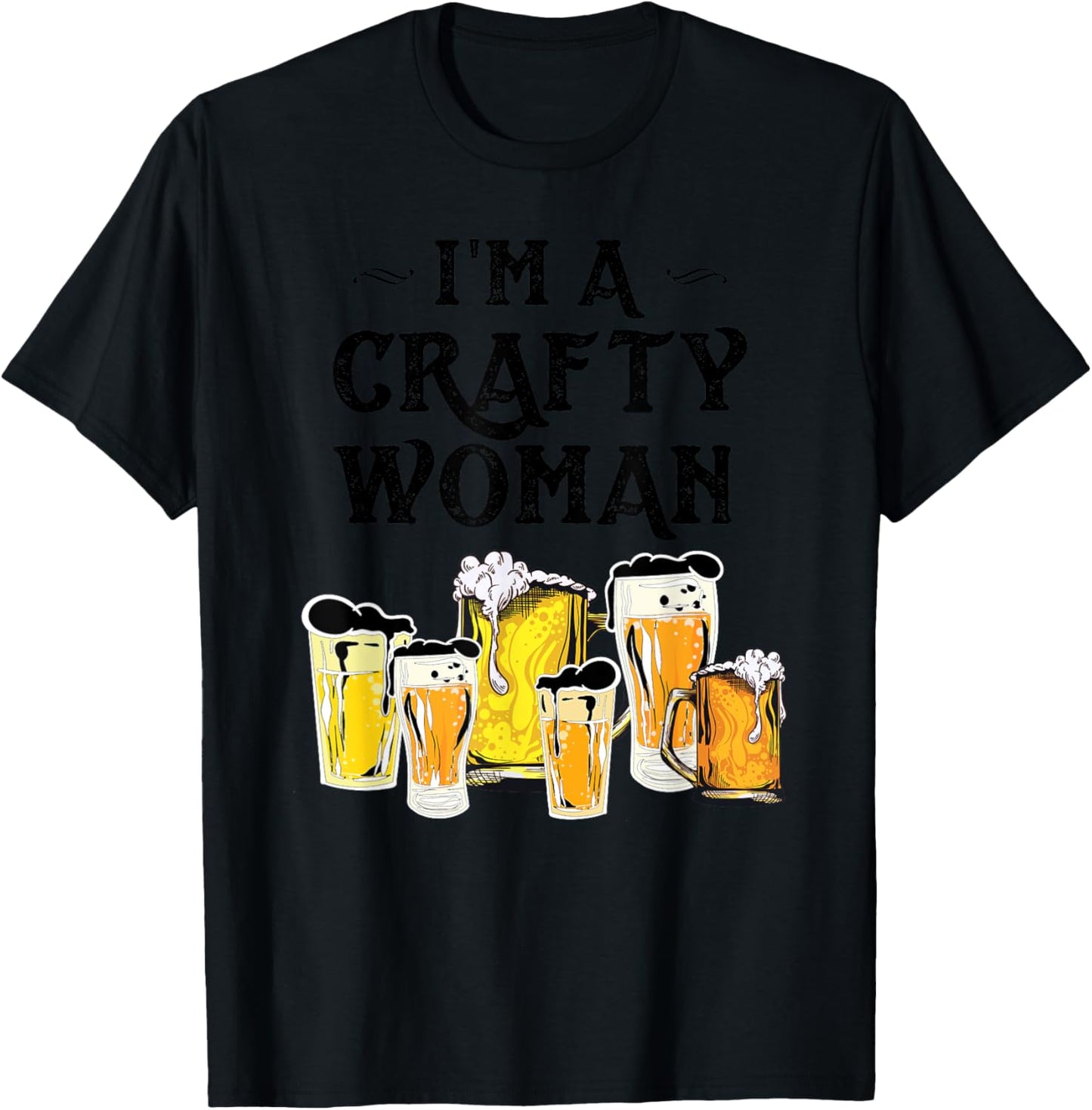 Funny Craft Beer Gift Cool Beer Brewers Ladies T-Shirt - T-Shirt | Black