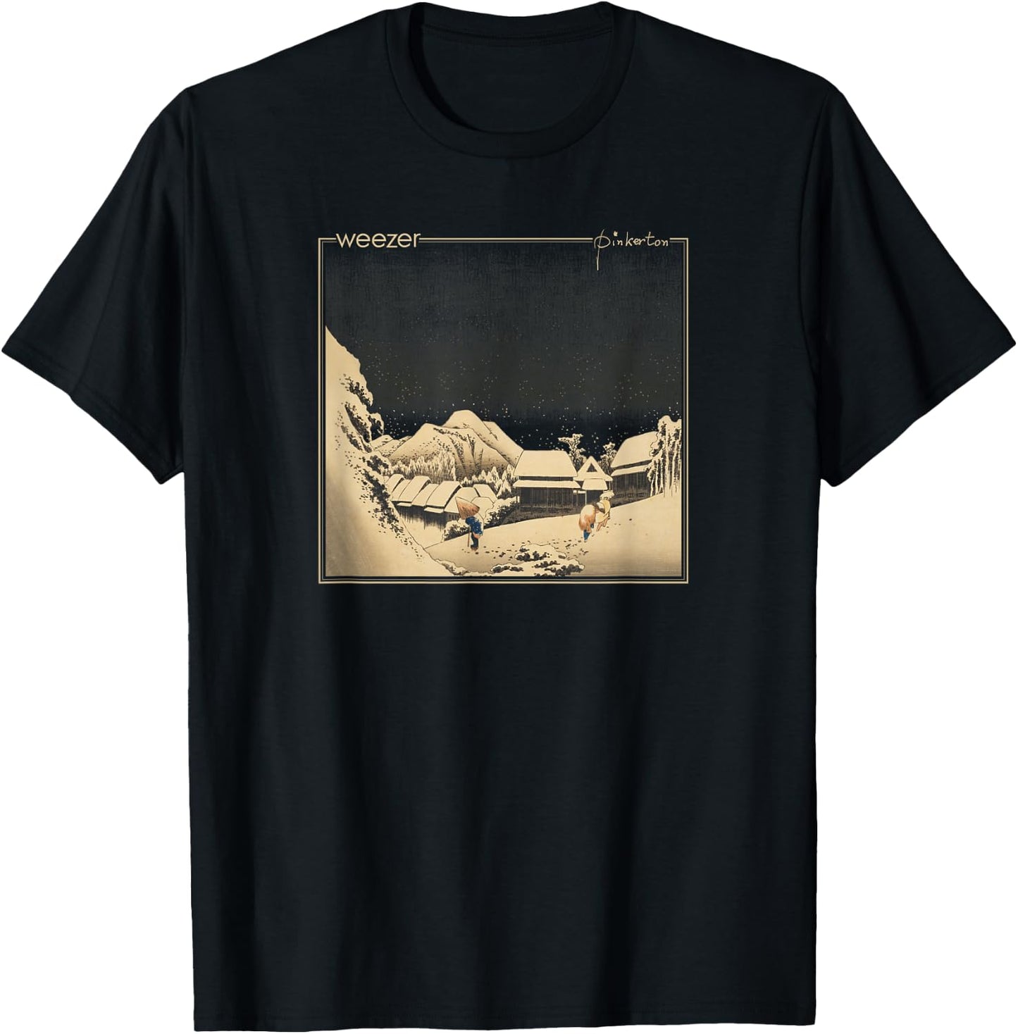 Weezer Classic Fit Black - Pinkerton Album Cover T-Shirt - T-Shirt | Black