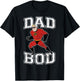 Disney Pixar Incredibles Mr. Incredible Dad BOD Portrait Small T-Shirt - T-Shirt | Black