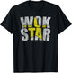 WOK STAR - Funny vintage food lovers women T-Shirt - T-Shirt | Black