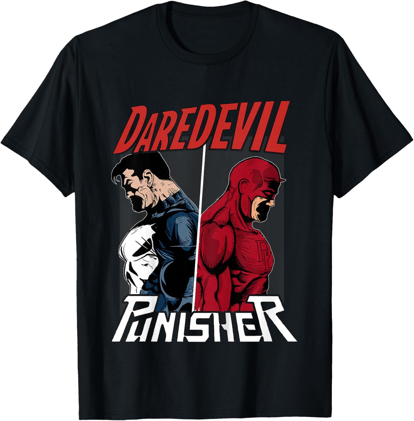 Kids Marvel Daredevil The Punisher One Way Kids Graphic T-Shirt - T-Shirt | Black