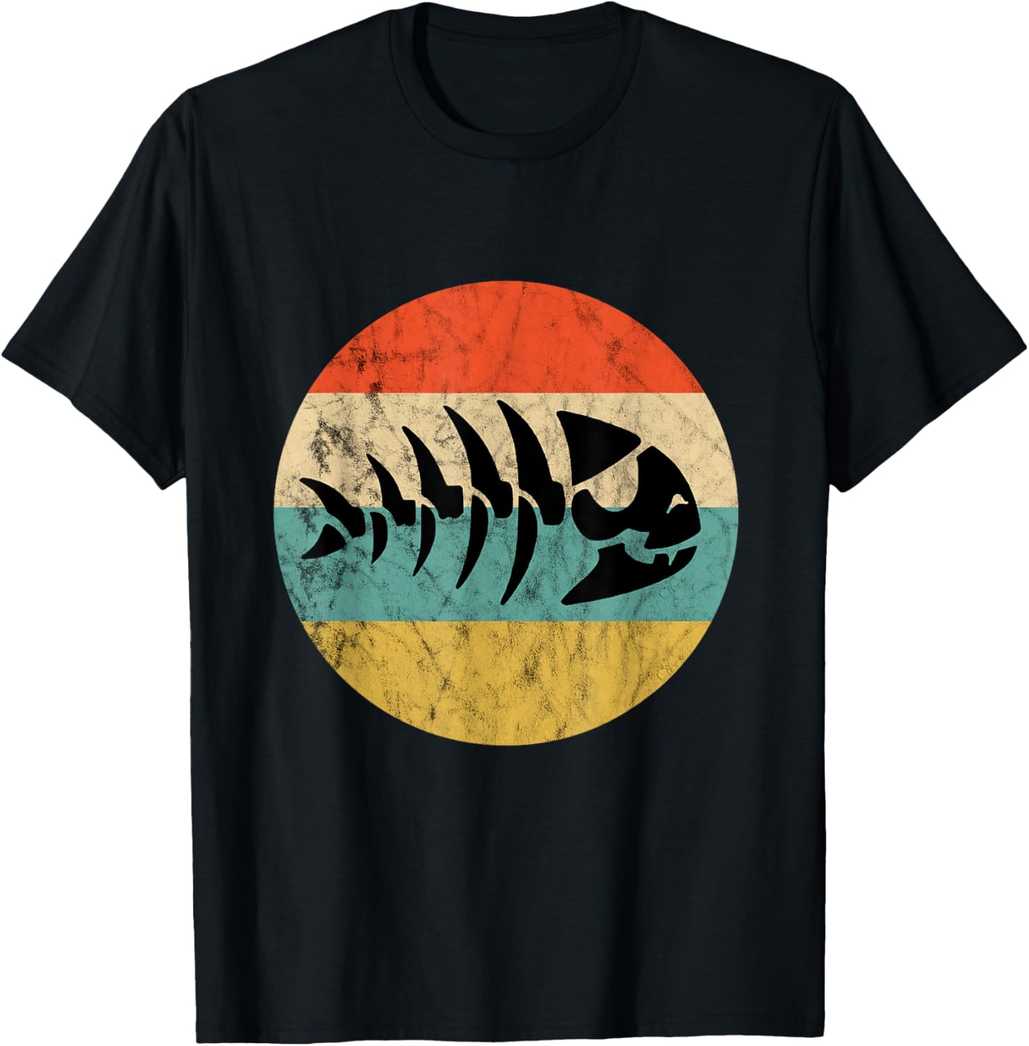 Pirate Fish Pastafari FSM Flying Spaghetti Monster T-Shirt - T-Shirt | Black