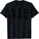 Mechanic Dad Birthday Classic Bold Font Repairman Daddy T-Shirt - T-Shirt | Black