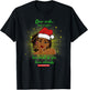 Dear Santa How Much Do You Know Black Mrs. Claus Christmas T-Shirt - T-Shirt | Black