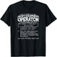Heavy equipment operator a person who solves - Excavator T-Shirt - T-Shirt | Black
