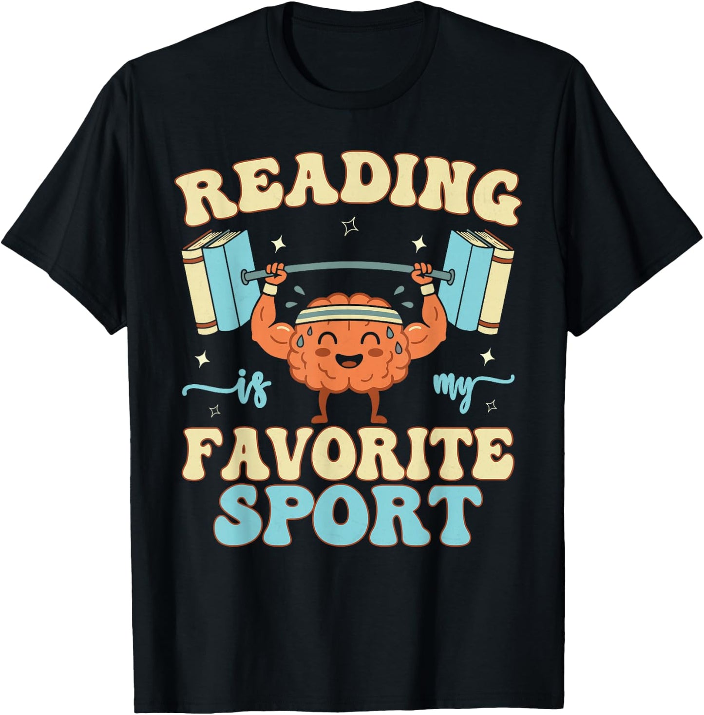 Librarian Reading is My Favorite Sport Book Lover T-Shirt - T-Shirt | Black