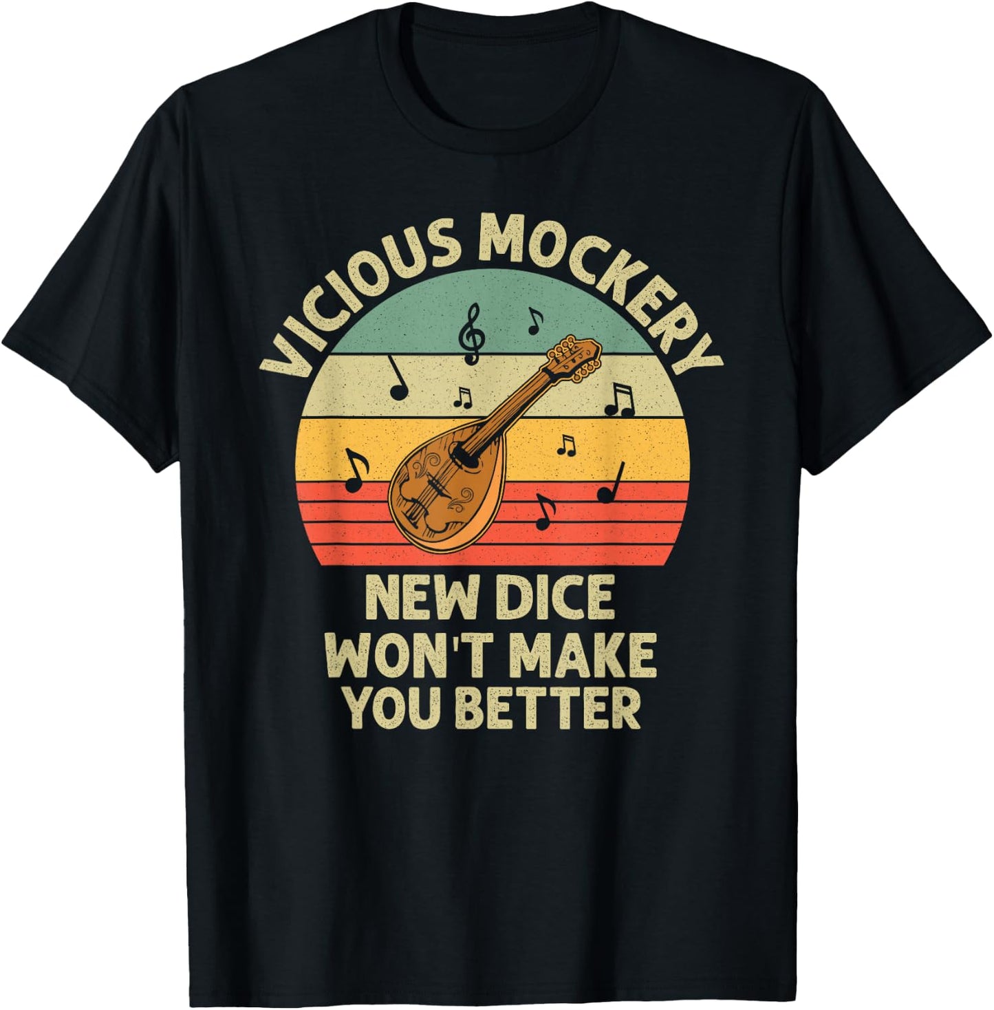 Vicious Mockery Bard T-Shirt - T-Shirt | Black