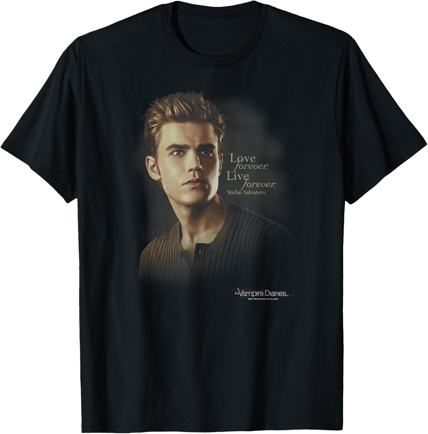 Vampire Diaries Stefan Forever T-Shirt - T-Shirt | Black