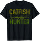 Catfishing Apparel For Catfish Lovers Men's Black Cotton 60% Polyester 40% Modern Classic Small Short Sleeve Catfish Fishing Gift T-Shirt - T-Shirt | Black