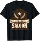 Vintage Rock Ridge Saloon T-Shirt - T-Shirt | Black