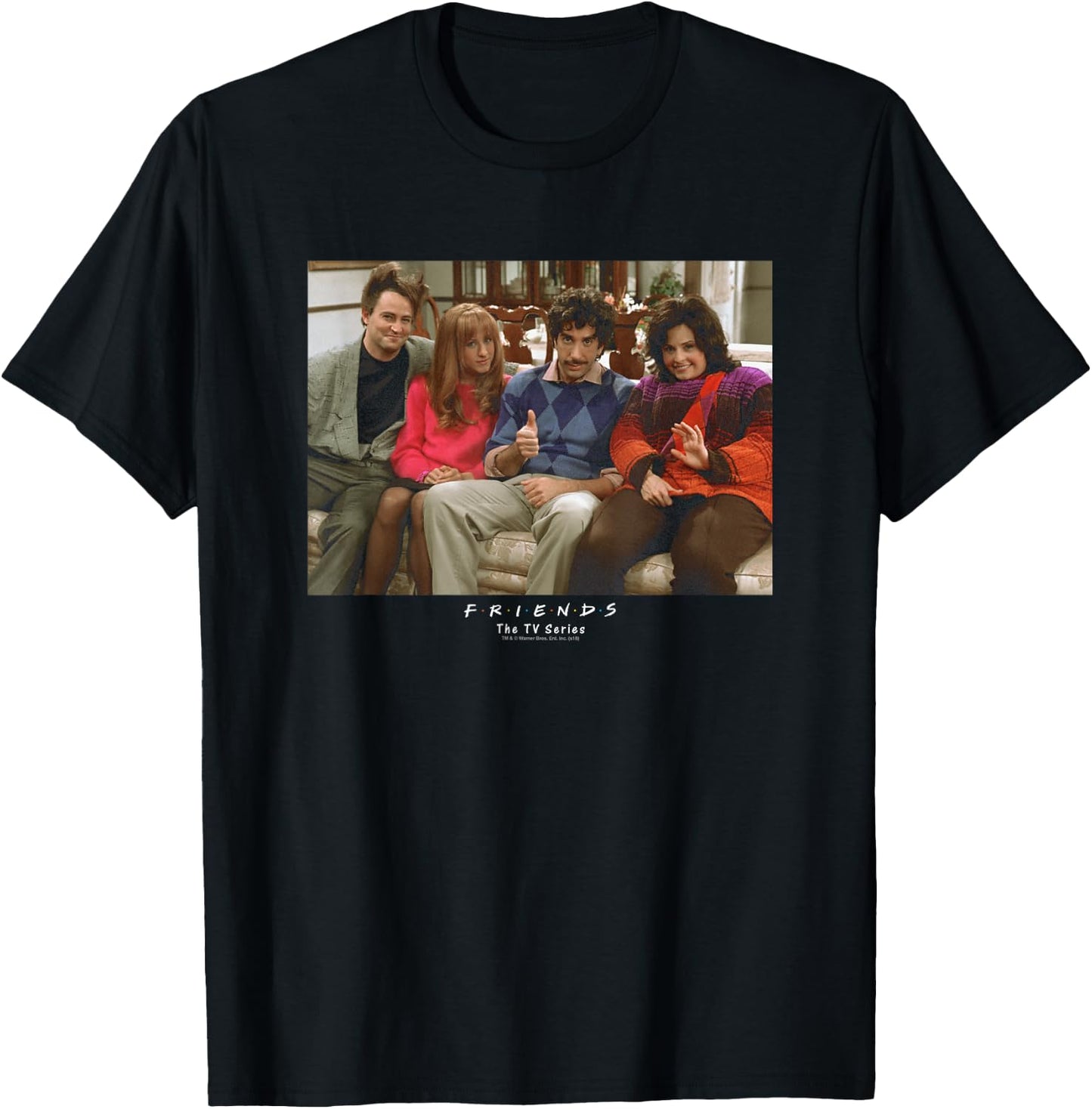 Friends Throwback T-Shirt - T-Shirt | Black