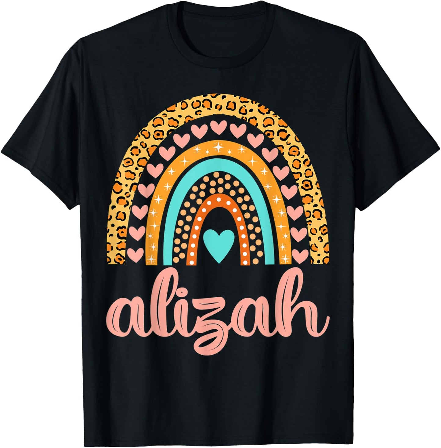 Alizah Alizah Name Birthday Shirt Gift T-Shirt - T-Shirt | Black