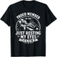 Funny Proud Member of Just Resting My Eyes Club T-Shirt - T-Shirt | Black