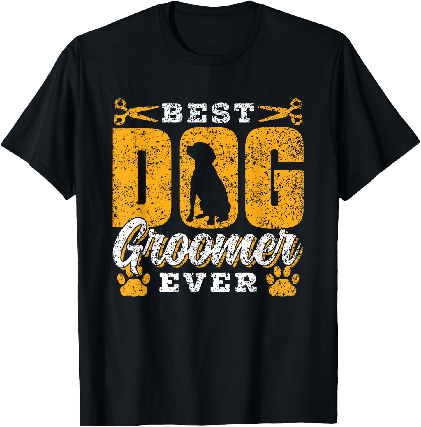 Best Dog Groomer Ever Grooming Dogs Cute T-Shirt - T-Shirt | Black