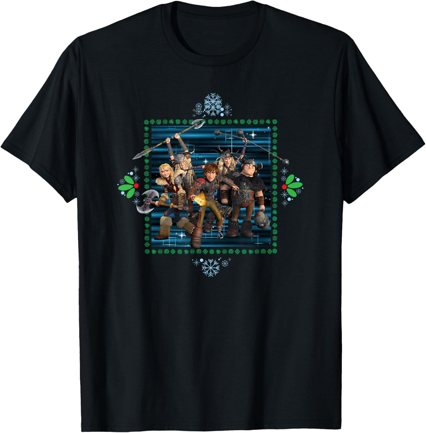How to Train Your Dragon 3 Homecoming Logo T-Shirt - T-Shirt | Black