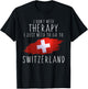 Funny Swiss Gifts Just Go to Switzerland Gifts Swiss Pride T-Shirt - T-Shirt | Black