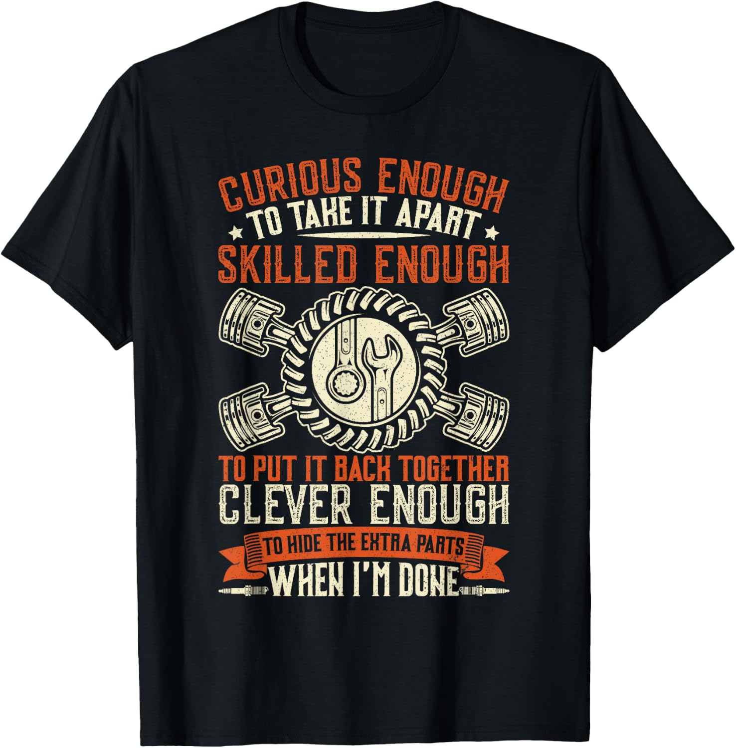 Funny Car Mechanic Shirt Women Mechanics Tool T-Shirt - T-Shirt | Black