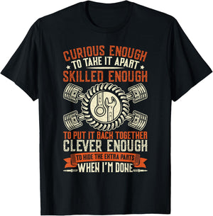 Funny Car Mechanic Shirt Women Mechanics Tool T-Shirt - T-Shirt | Black