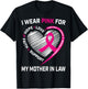 I Wear Pink For My Mother In Law Breast Cancer Awareness T-Shirt - T-Shirt | Black