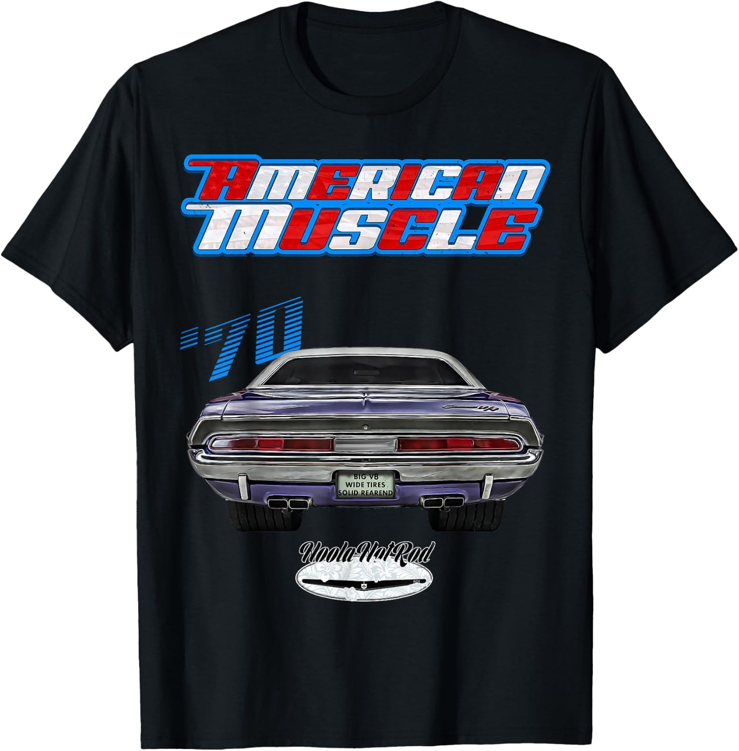 1970 Challenger,Hot Rod,Muscle Car,Magnum,R/T SE,440,Rally T-Shirt - T-Shirt | Black