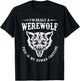 Funny Wolf Gifts Halloween Werewolf Boys Black Halloween Werewolf Kids Boys T-Shirt - T-Shirt | Black