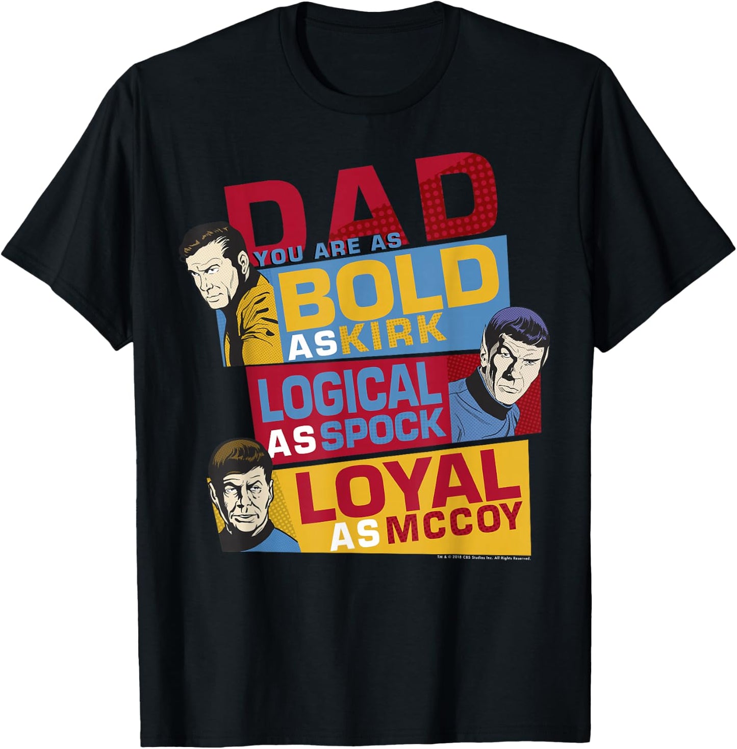 Star Trek Original Series Dad You are Bold T-Shirt - T-Shirt | Black