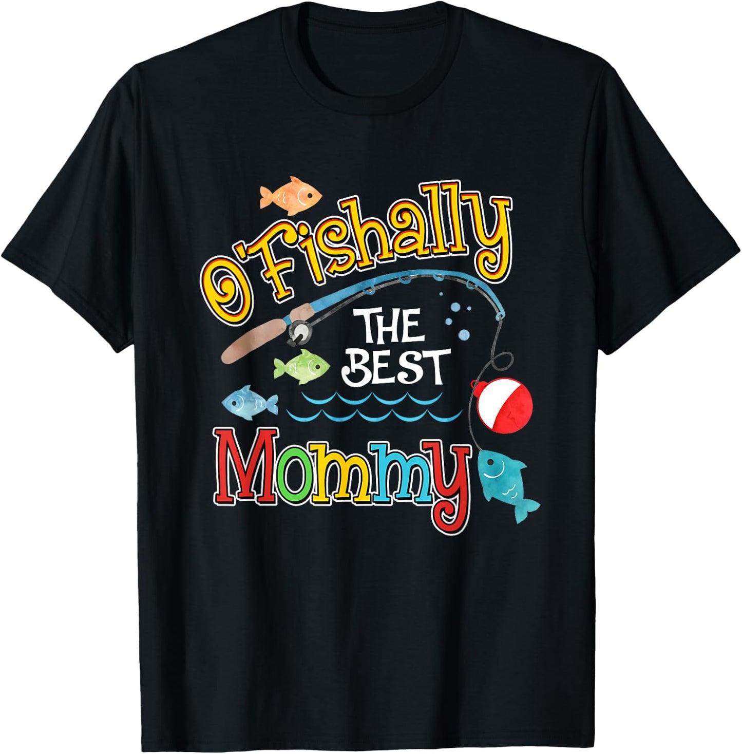 Ofishally The Best Mommy Mom of the Birthday Boy T-Shirt - T-Shirt | Black