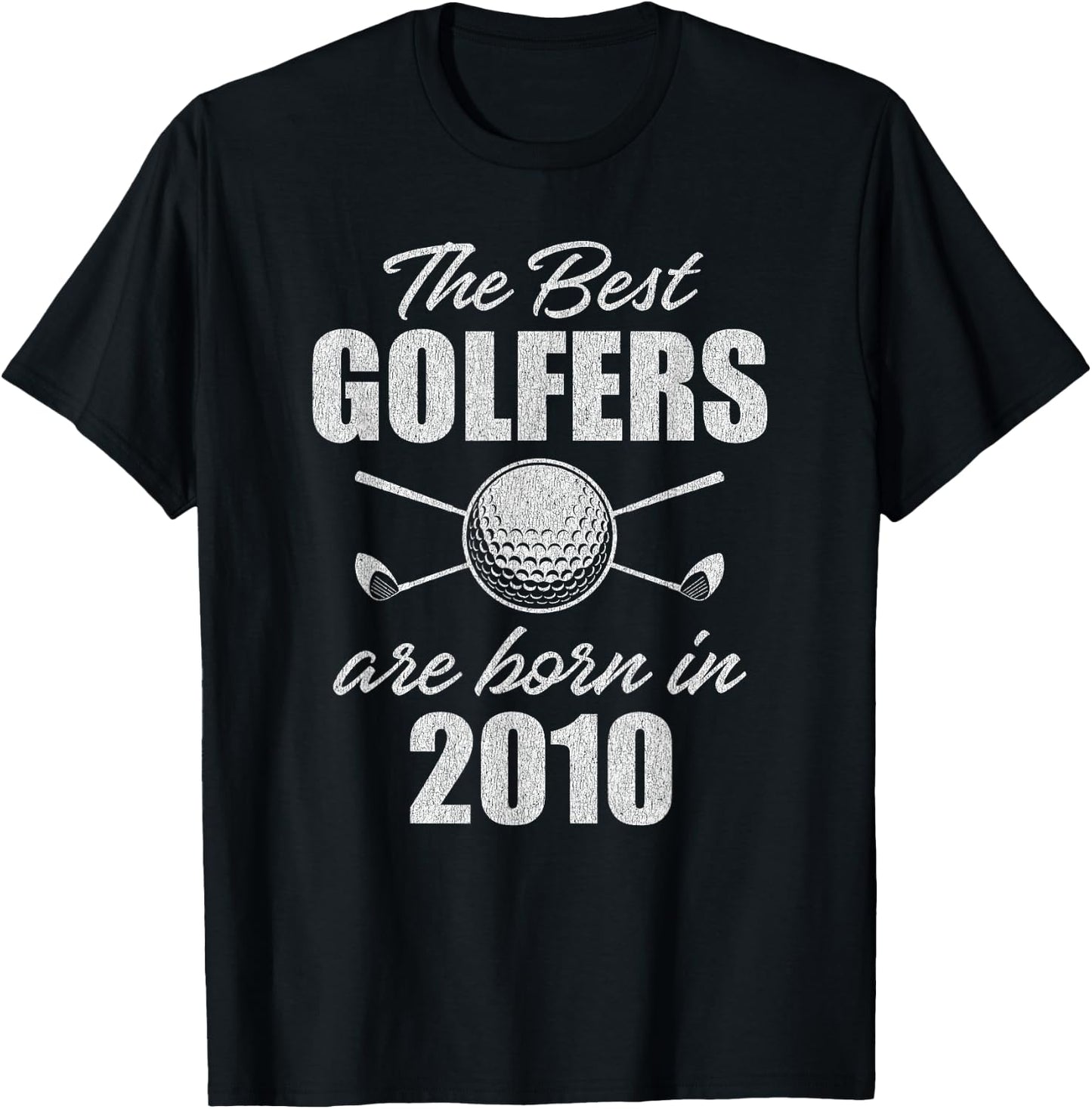 16 Year Old Golfer: Golfing Golf 2010 16th Birthday T-Shirt - T-Shirt | Black