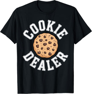 Cookie Dealer Snack Lover Humorous Mood Fall Season T-Shirt - T-Shirt | Black