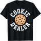Cookie Dealer Snack Lover Humorous Mood Fall Season T-Shirt - T-Shirt | Black