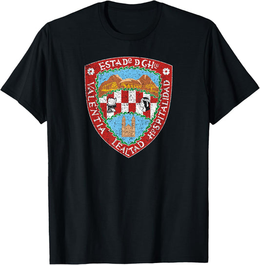 State of Chihuahua Mexico Flag Coat of Arms T-Shirt - T-Shirt | Black