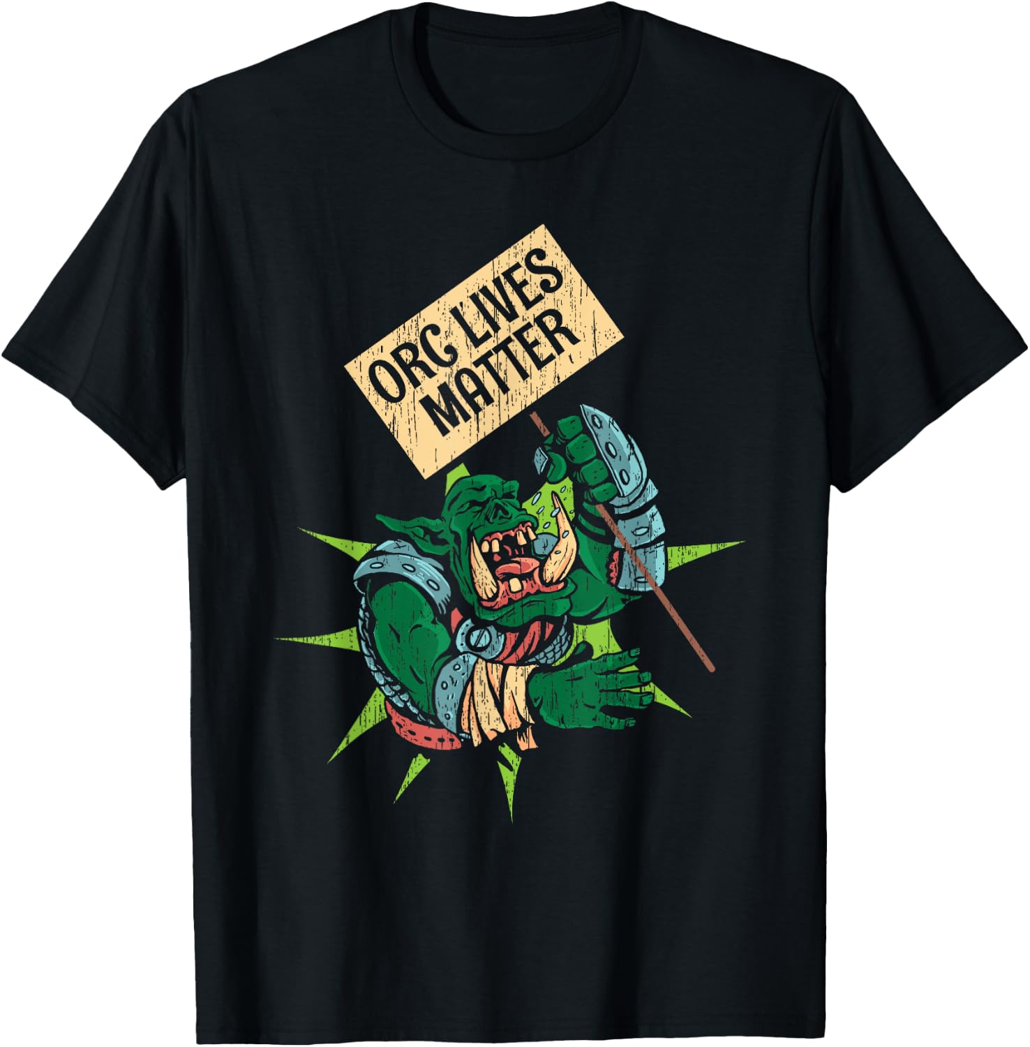 Cool Orc Gift Black Modern Classic Orc T-Shirt - T-Shirt | Black