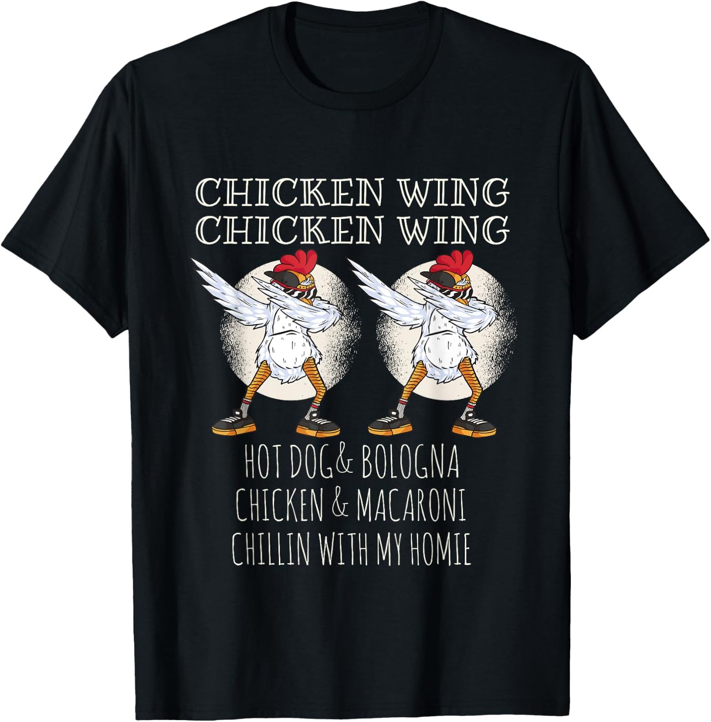 Chicken Wing Chicken Wing fun kids T-Shirt - T-Shirt | Black