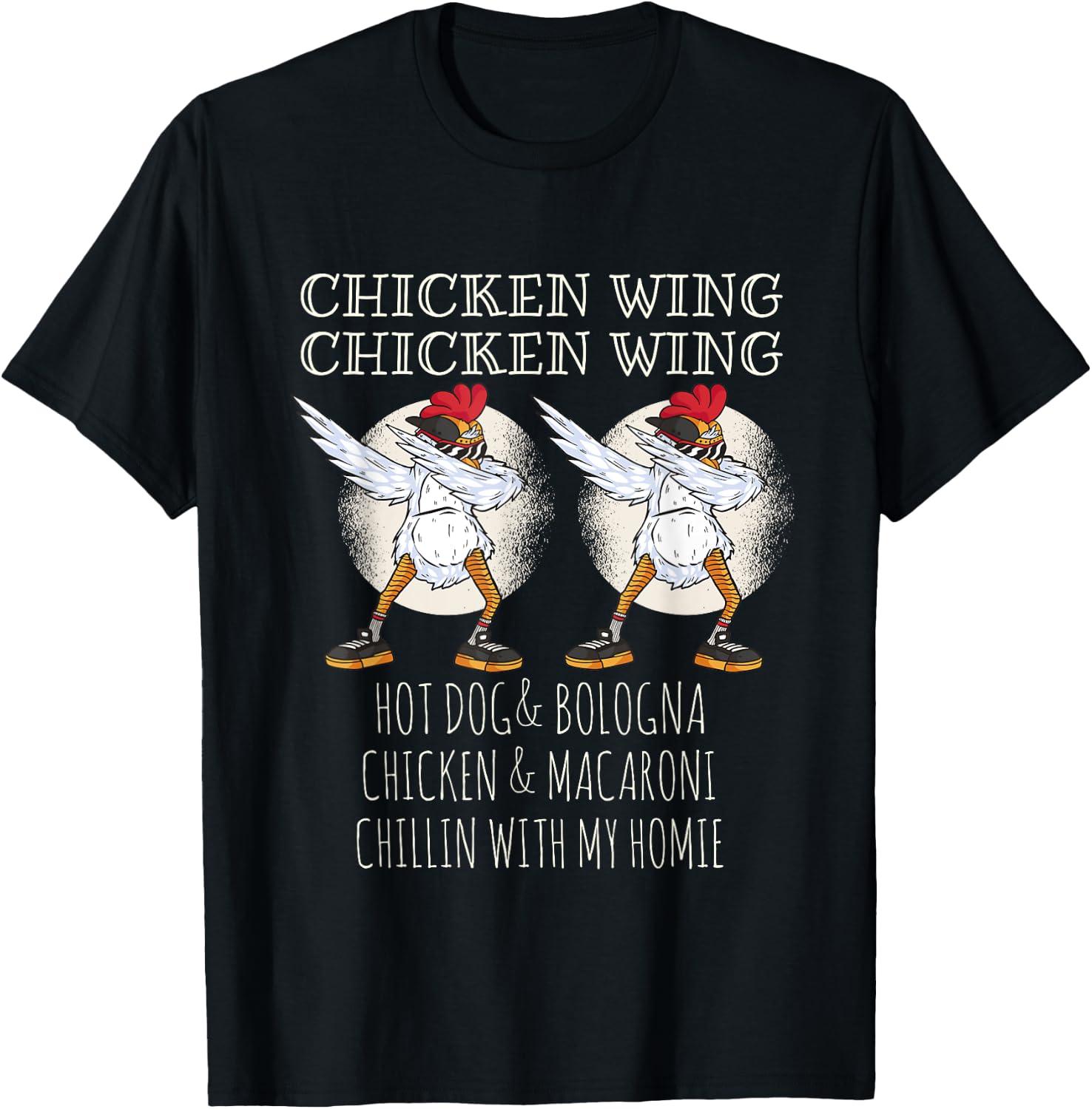 Chicken Wing Chicken Wing fun kids T-Shirt - T-Shirt | Black