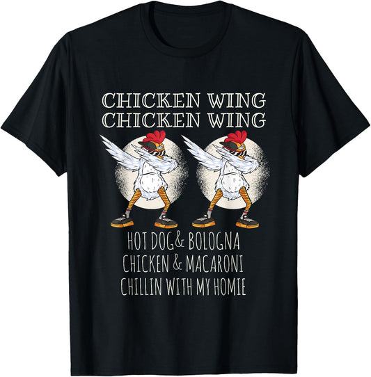 Chicken Wing Chicken Wing fun kids T-Shirt - T-Shirt | Black