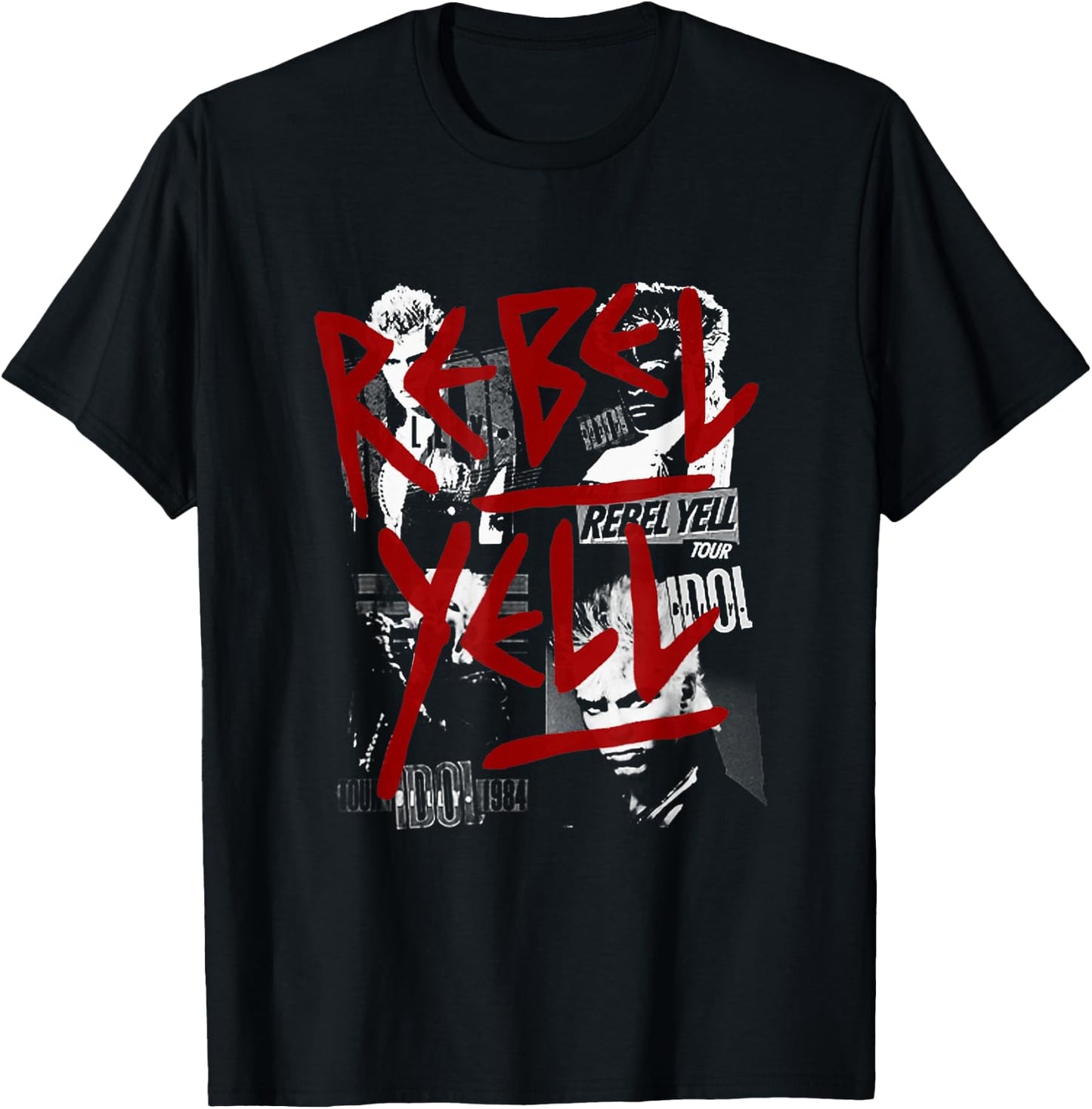 Billy Idol - Rebel Yell Tour Small T-Shirt - T-Shirt | Black